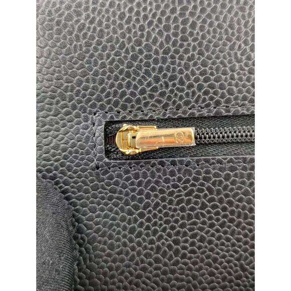 Pre-owned Chanel Caviar Quilted Wallet On Chain WOC Black - Picture 7 of 13